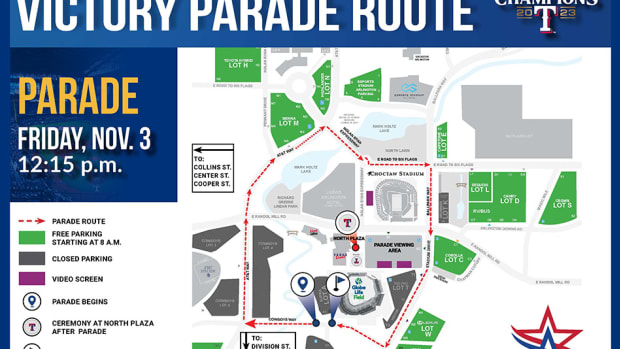Texas Rangers World Series Victory Parade